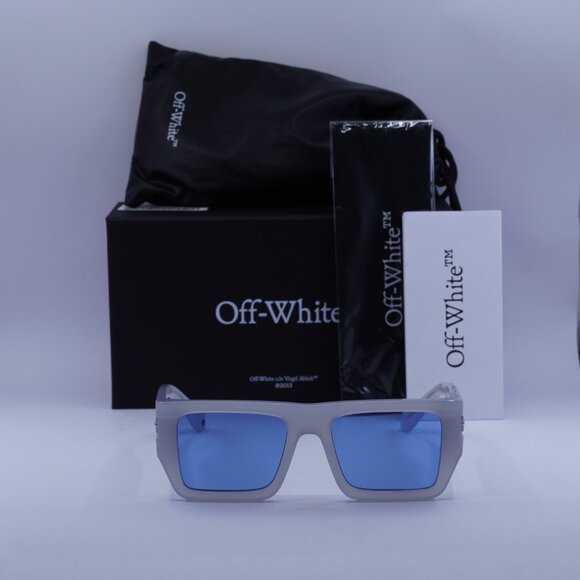 Off-White OERI149 CHESTER 0945 Square Sunglasses – Grey/Blue main image 5